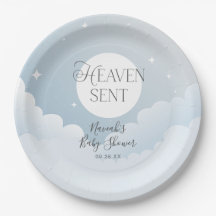 Heaven Sent Blue Clouds Baby Shower