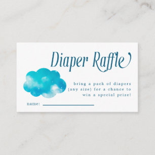 Heaven Sent Boy Diaper Raffle Biljett Tilläggskort