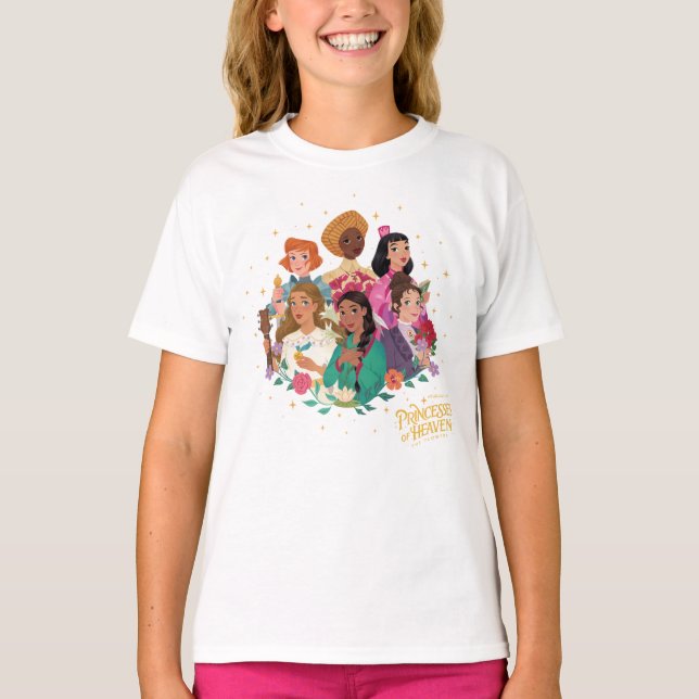 Heaven™ The Flowers Girls T-Shirt (Framsida)