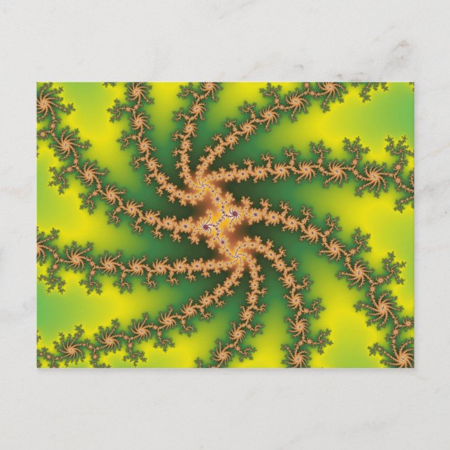 Heaven Twist - Fractal vykort (Framsida)