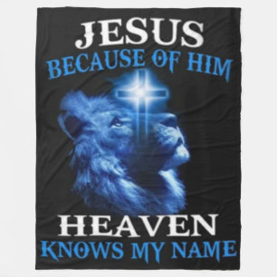 HEAVEN VET MY NAMN FLEECEFILT