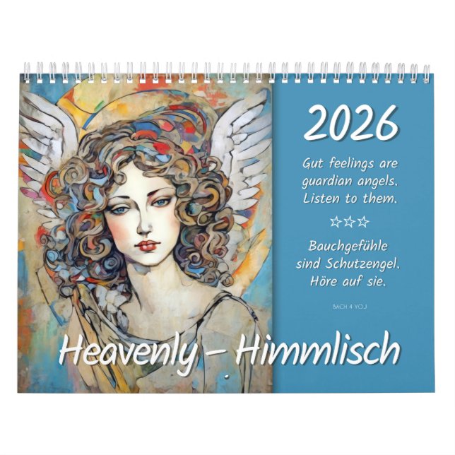 Heavenly Angels – Himmlische Engel 2026 Kalender (Omslag)