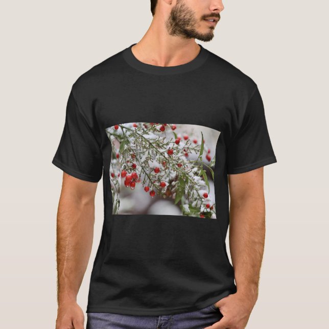 Heavenly Bamboo Nature Art Tee (Framsida)