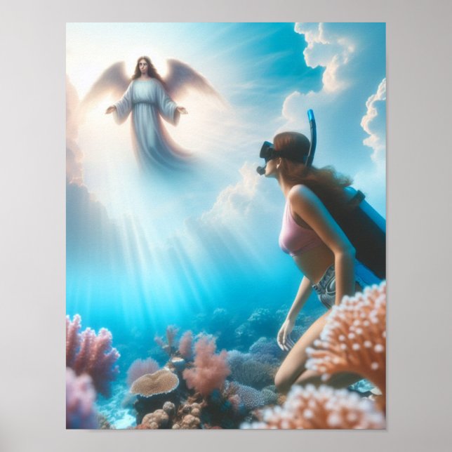 Heavenly snorkel poster (Framsidan)
