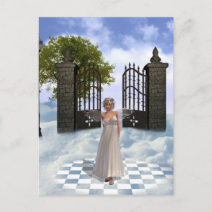 Heavens Angel Postcard Vykort