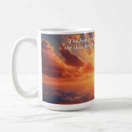 Heavens Deklarera Glory: Gud & Creation Verse Kaffemugg