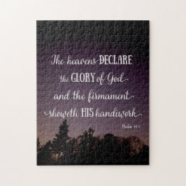 Heavens förklarar Guds härlighet Pussel