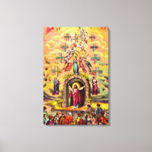 Heaven's grind Jesus omfamnad av änglar