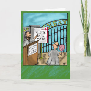 Heavens Grind Motivation Greeting Card Kort