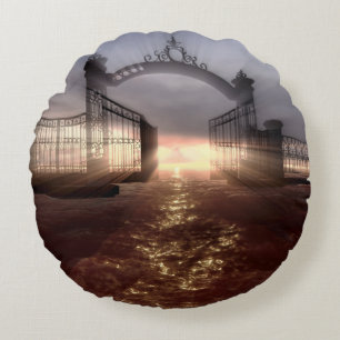 Heavens Grind Rund Kudde