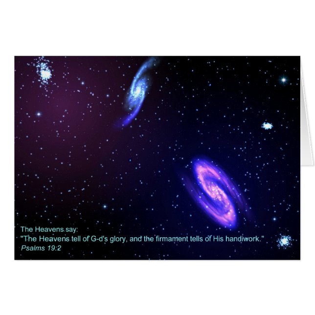 Heavens Hälsningskort (Framsidan Horizontal)