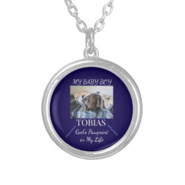 Heaven's Pawprint Trail Silverpläterat Halsband