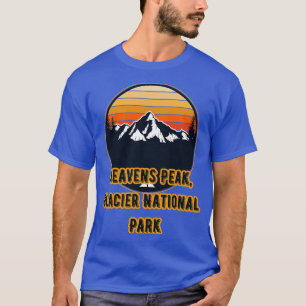 Heavens Peak Glacier nationalpark T Shirt