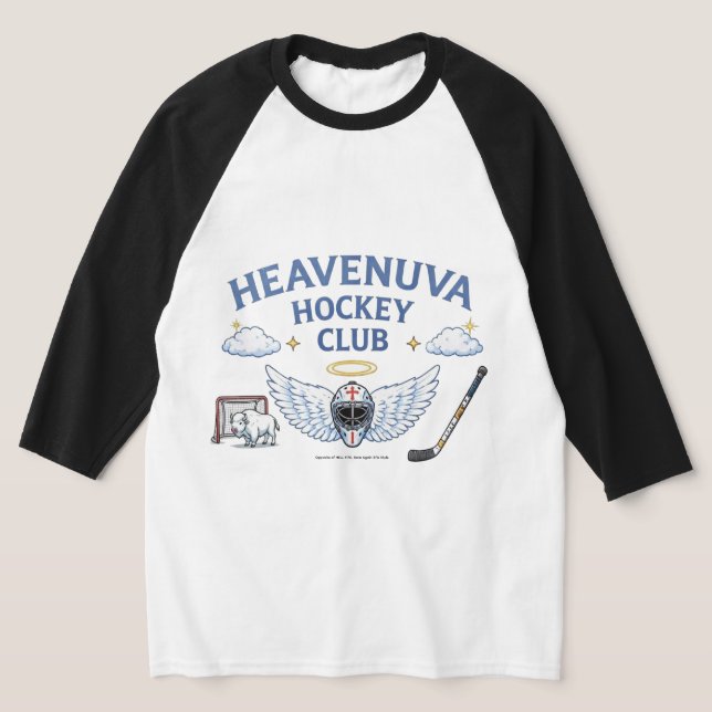HEAVENUVA HOCKEYKLUBB T SHIRT (Laydown)
