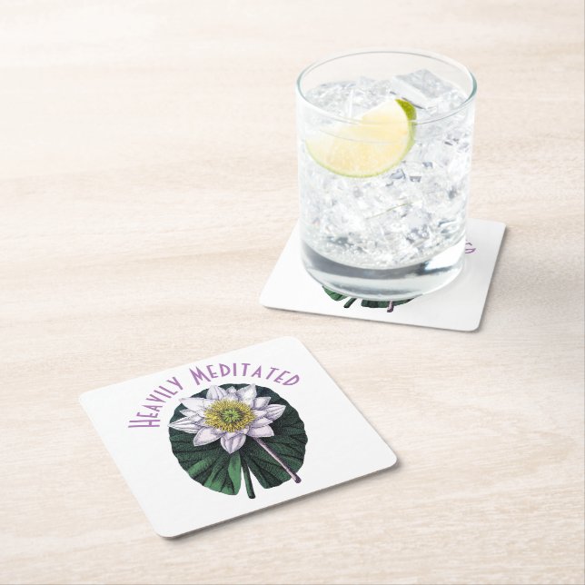 Heavily Meditated Funny Louts Underlägg Papper Kvadrat (Insitu)