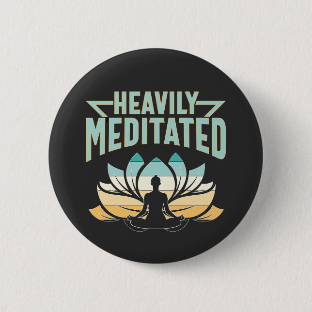 Heavily Meditated - Yoga Knapp (Framsida)