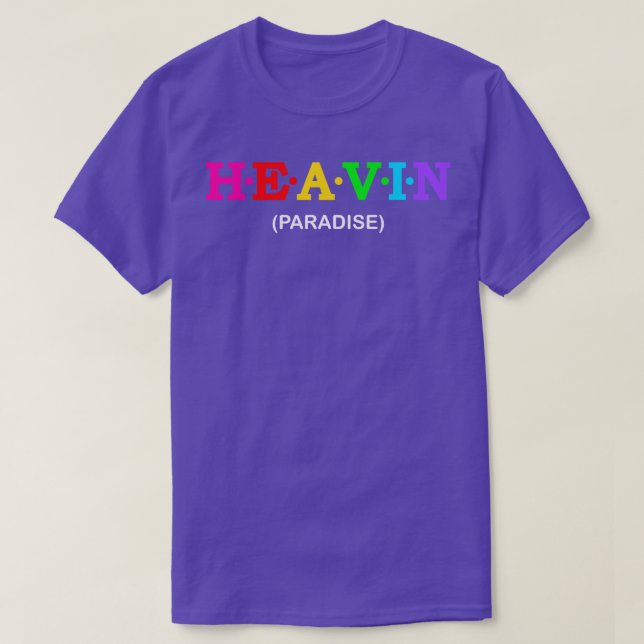Heavin Paradise T Shirt (Design framsida)