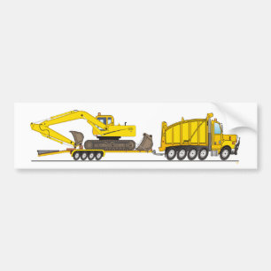 Heavy Duty Lastbil Crane Bildekal