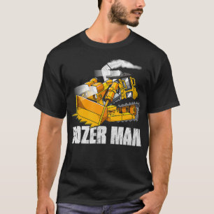 Heavy Equipment Dozer Man Bulldozer Operator Heavy T Shirt