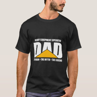 Heavy Equipment Operator Pappa Tshirt Excavator Bu T Shirt