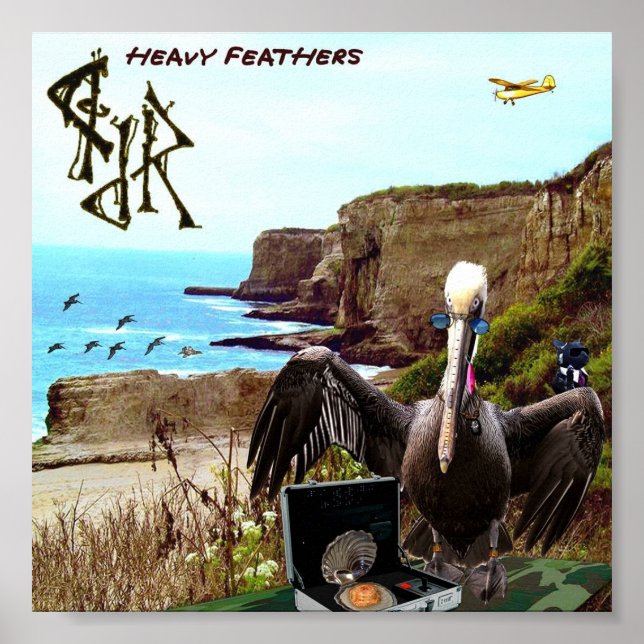 "Heavy Feathers" av Jason T. Reimche Poster (Framsidan)