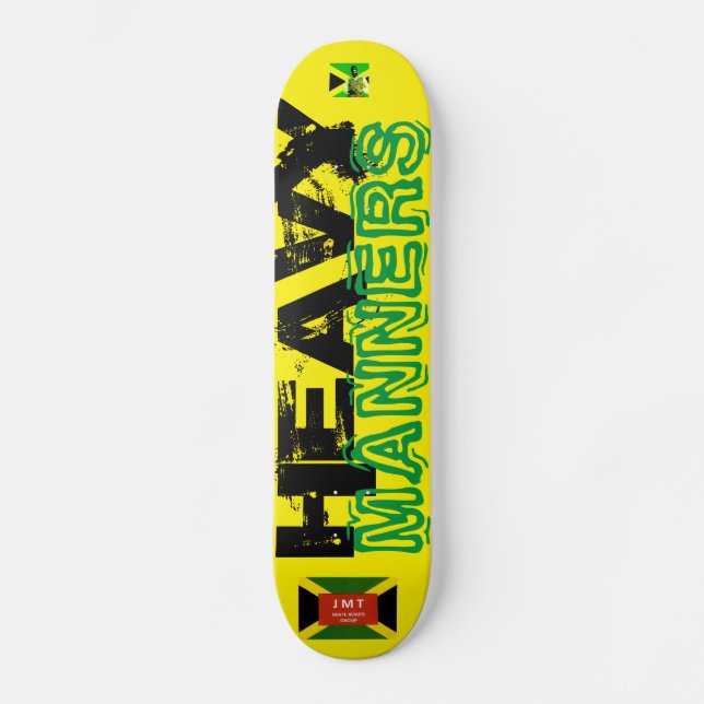 HEAVY MANNERS Skateboard (Framsida)