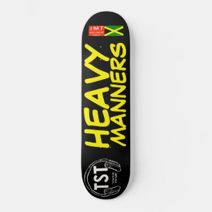 HEAVY MANNERS SKATEBOARDS/JMT SKATERBOARDS MINI SKATEBOARD BRÄDA 18,5 CM