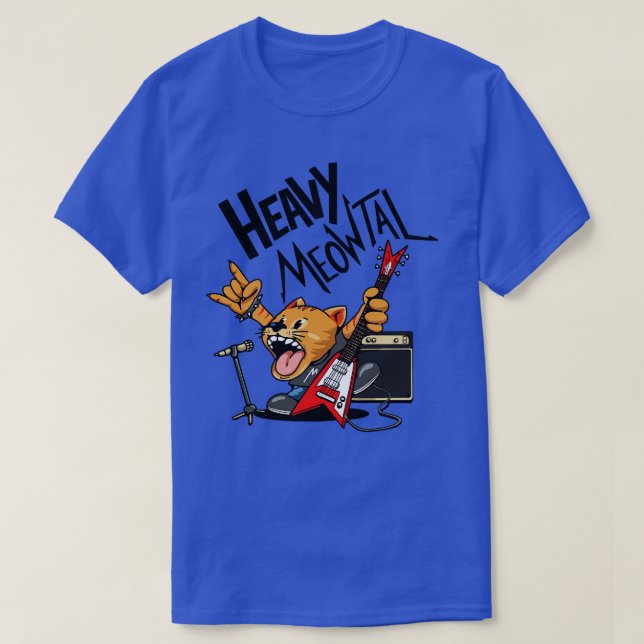Heavy Meowtal T Shirt (Design framsida)