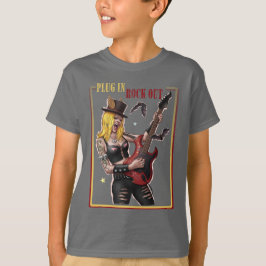 Heavy Metal – Anslut. Rocka Loss. T Shirt