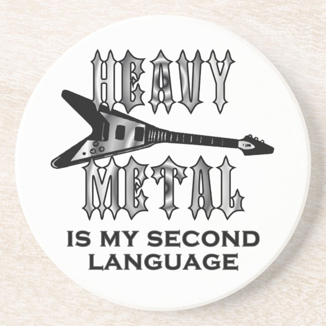 Heavy metal är min understöder språk underlägg (Framsidan)