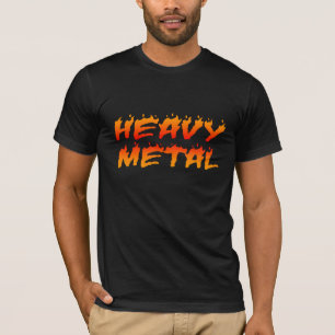 Heavy metal avfyrar skjortan t-shirt