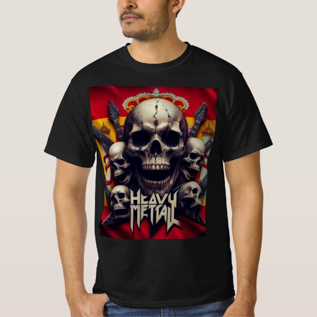 Heavy metal español t shirt (Framsida)