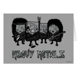 Heavy metal hälsningskort