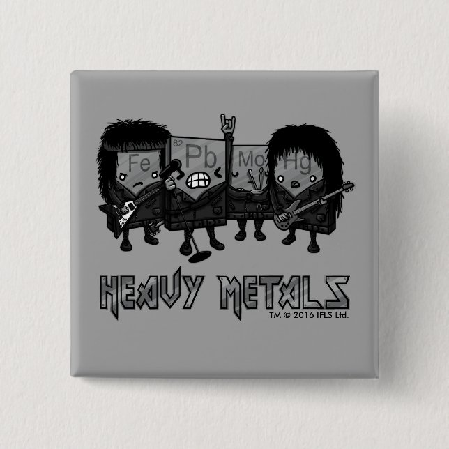 Heavy metal knapp (Framsida)