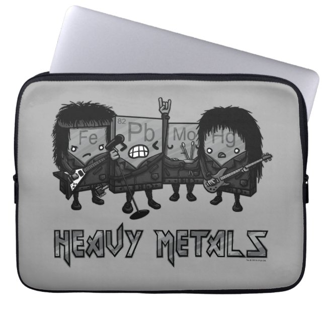 Heavy metal laptop sleeve (Framsidan)