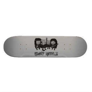 Heavy metal mini skateboard bräda 18,7 cm