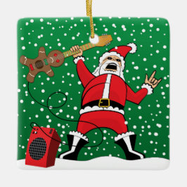 Heavy metal Santa Julgransprydnad Keramik