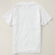 Heavy metal som avkänner grundläggande vit, t-shirt (Design baksida)