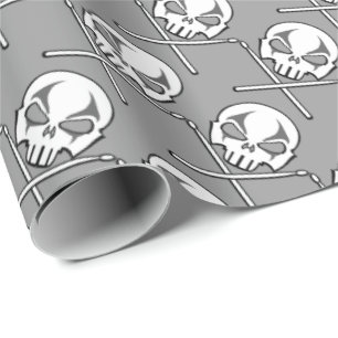 Heavy metal som slår in pappert papper för presentpapper