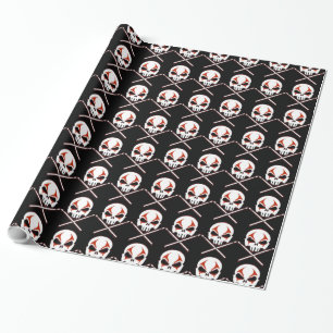Heavy metal som slår in pappert papper för presentpapper