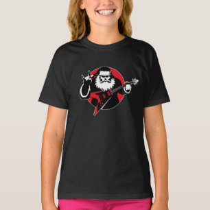 Heavy Metal Tomte Spelar Gitarr T Shirt