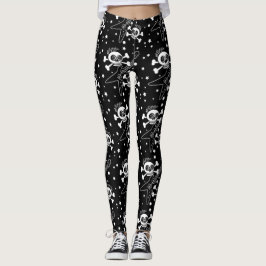 Heavy metaldöskallar leggings