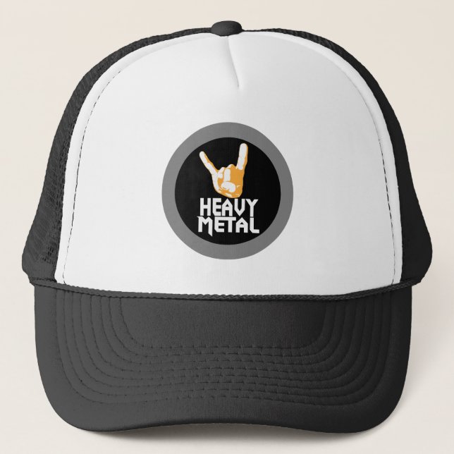 Heavy metalhatt truckerkeps (Framsida)