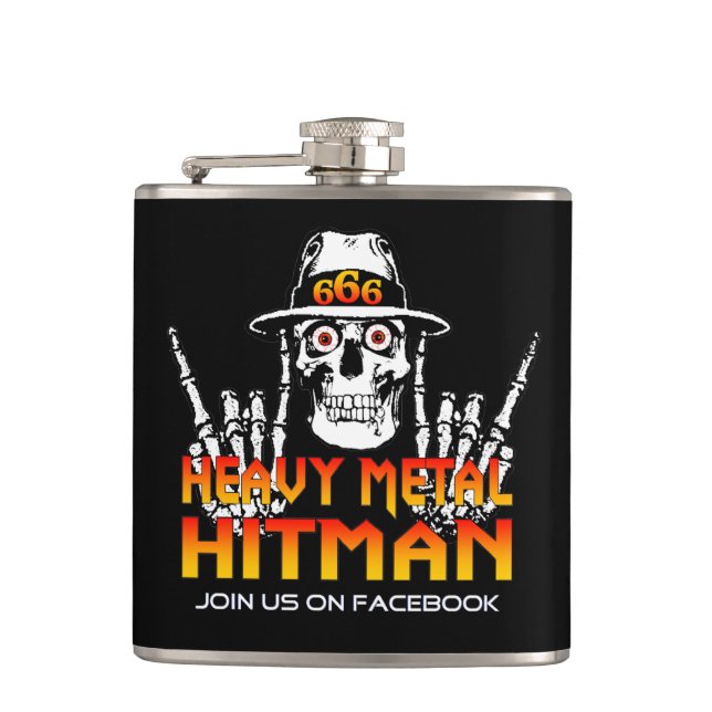 Heavy metalHitmanflaska Fickplunta (Framsidan)