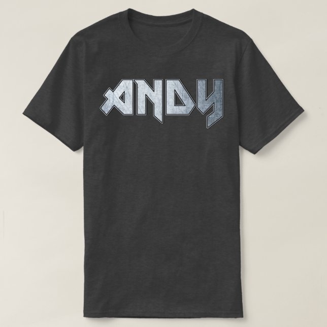 Heavy metall Andy T Shirt (Design framsida)