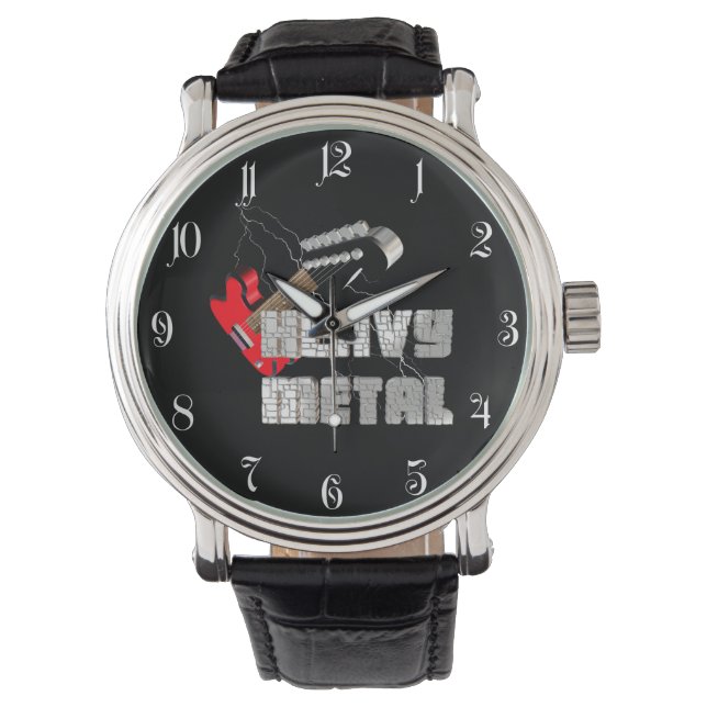 Heavy metall armbandsur (Framsida)