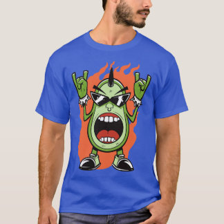 Heavy Metall Avocado toon T Shirt