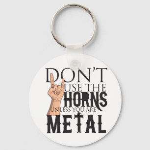 Heavy Metall Badass Nyckelring
