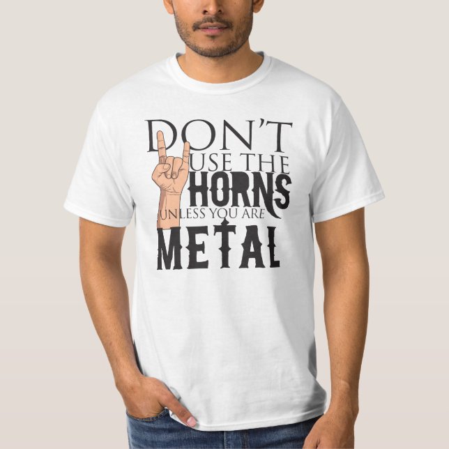 Heavy Metall Badass T Shirt (Framsida)