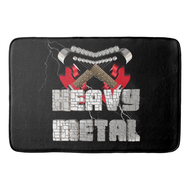 Heavy metall badrumsmatta (Framsidan)